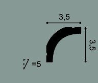 Потолочный плинтус Orac Decor Durofoam CB520N 2 м