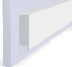 Финишный молдинг Hiwood LF1 NP белый 50х17 мм 2,7 м