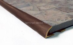 Латунный С-профиль 12 ЛПО-12 старая бронза 2,7 м