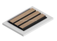 Отделочная панель стеновая HiWood LV124 BR417K 12х120 мм под дерево 2,7 м