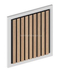 Отделочная панель стеновая HiWood LV124 BR417K 12х120 мм под дерево 2,7 м