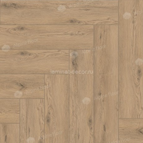 Заказать Каменно-полимерный ламинат SPC Alpine Floor Light Parquet ECO 13-23 Дуб Алиот замок 4V-Groove фаска 600х125х4 мм 43 класс упаковка 1.95 м2 16 кг 