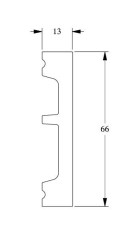 Напольный плинтус гибкий Orac Decor Duropolymer Flex SX157F 2 м