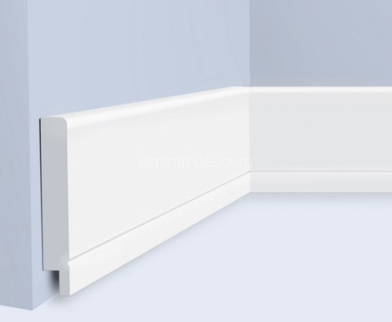 Заказать Напольный плинтус 70х11 мм Hiwood B70 белый 2 м