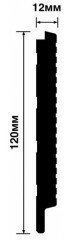 Стеновая панель 120х12 мм Hiwood LV127L BR396 под дерево 2,7м