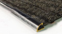 Латунный С-профиль 12 ЛПО-12 хром полированный 2,7 м