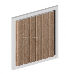 Отделочная панель стеновая HiWood LV123 BR416 12х120 мм под дерево 2,7 м