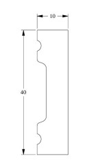 Напольный плинтус гибкий Orac Decor Duropolymer Flex SX162F 2 м