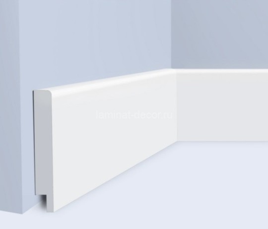 Заказать Напольный плинтус 70х11 мм Hiwood B70N белый 2 м 