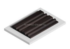 Отделочная панель стеновая HiWood LV122 BR395 12х120 мм под дерево 2,7 м