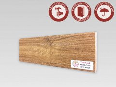 Напольный плинтус МДФ Teckwood цветной Орех Натур 80х10х2150 мм