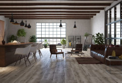 Водостойкий ламинат Classen Nature WR 55279 Дуб Фламант AC5/33 класс 4V фаска 1285х192х8 мм 1.974 м2