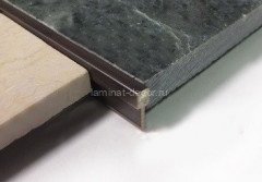 Латунный Т-профиль вставка ЛПТ-05 старая бронза 2,7 м