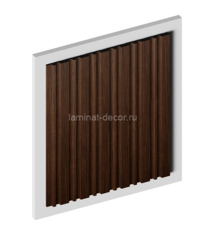 Заказать Отделочная панель стеновая HiWood LV122 BR396 12х120 мм под дерево 2,7 м 