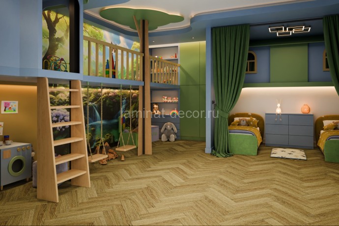 Заказать Кварцвиниловая плитка Damy Floor London LVT Манчестер 190902EL-06-LVT 590х118х2.5 мм 46 шт-3.2 м2 43 класс 