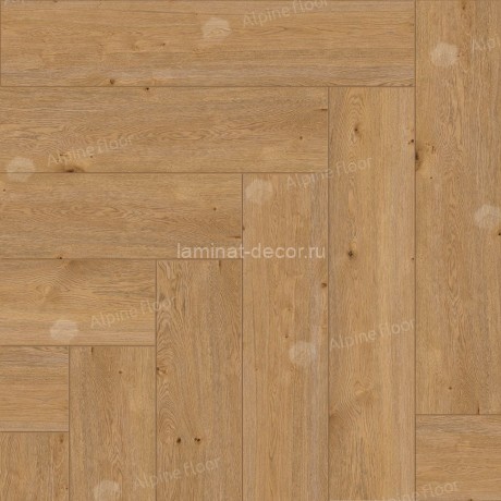 Заказать Каменно-полимерный ламинат SPC Alpine Floor Light Parquet ECO 13-27 Дуб Хатиса замок 4V-Groove фаска 600х125х4 мм 43 класс упаковка 1.95 м2 16 кг 