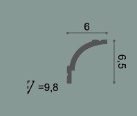 Заказать Потолочный плинтус Orac Decor Durofoam CB525N 2 м