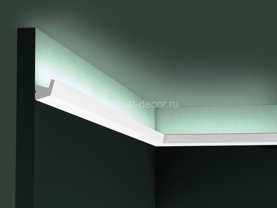 Заказать Потолочный плинтус гибкий Orac Decor Duropolymer Flex CX189F для скрытого освещения 2 м 