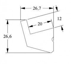 Потолочный плинтус гибкий Orac Decor Duropolymer Flex CX189F для скрытого освещения 2 м