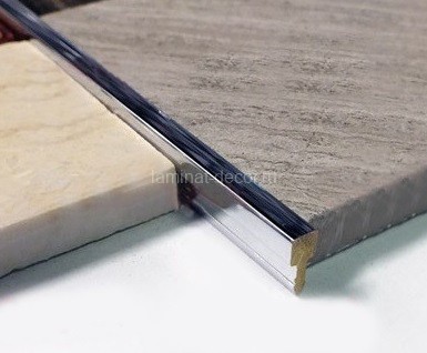 Заказать Латунный Т-профиль вставка ЛПТ-05 хром полированный 2,7 м