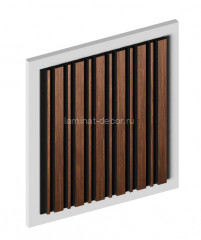 Отделочная панель стеновая HiWood LV122 BR396K 12х120 мм под дерево 2,7 м