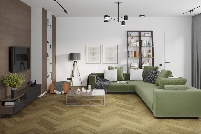 Заказать Кварцвиниловая плитка Damy Floor London LVT Шеффилд 190902EL-07-LVT 590х118х2.5 мм 46 шт-3.2 м2 43 класс 