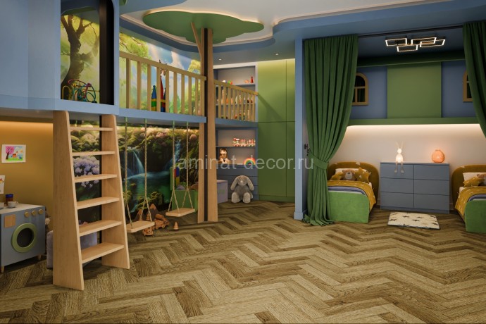 Заказать Кварцвиниловая плитка Damy Floor London LVT Шеффилд 190902EL-07-LVT 590х118х2.5 мм 46 шт-3.2 м2 43 класс 