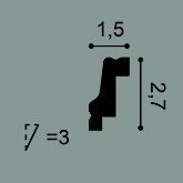 Заказать Потолочный плинтус Orac Decor Durofoam CB530N 2 м