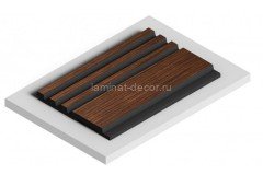 Стеновая панель 120х12 мм Hiwood LV128 BR396K под дерево 2,7м
