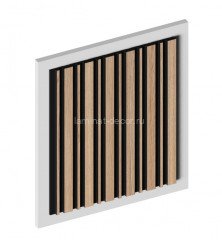 Отделочная панель стеновая HiWood LV122 BR417K 12х120 мм под дерево 2,7 м