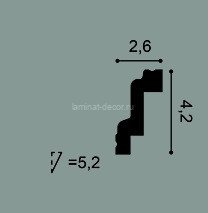 Заказать Потолочный плинтус Orac Decor Durofoam CB531N 2 м