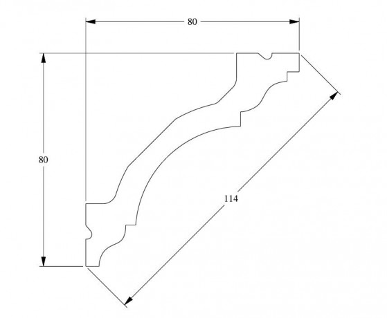 Заказать Потолочный плинтус гибкий Orac Decor Purotouch Flex C213F 2 м