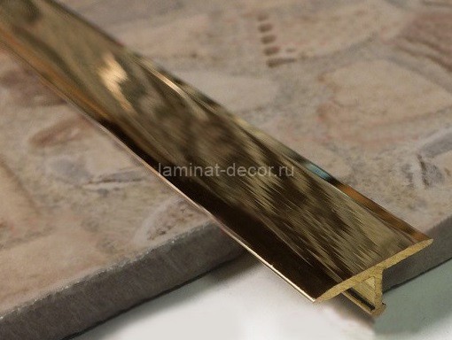 Заказать Латунный Т-профиль 10 ЛПТ-10 полированный 2,7 м 