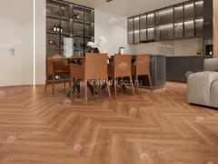 Каменно-полимерный ламинат SPC Alpine Floor Light Parquet ECO 13-31 Дуб Капелла замок 4V-Groove фаска 600х125х4 мм 43 класс упаковка 1.95 м2 16 кг