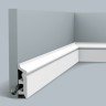Заказать Напольный плинтус с кабель-каналом Orac Decor Duropolymer SX122 2 м 