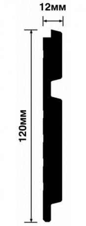 Заказать Стеновая панель 120х12 мм Hiwood LV133 BR490K под дерево 2,7м