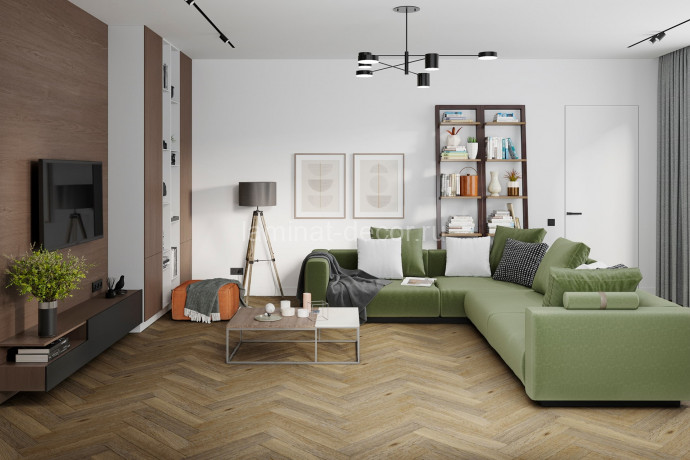 Заказать Кварцвиниловая плитка Damy Floor London LVT Ковентри 200415EL-01-LVT 590х118х2.5 мм 46 шт-3.2 м2 43 класс 