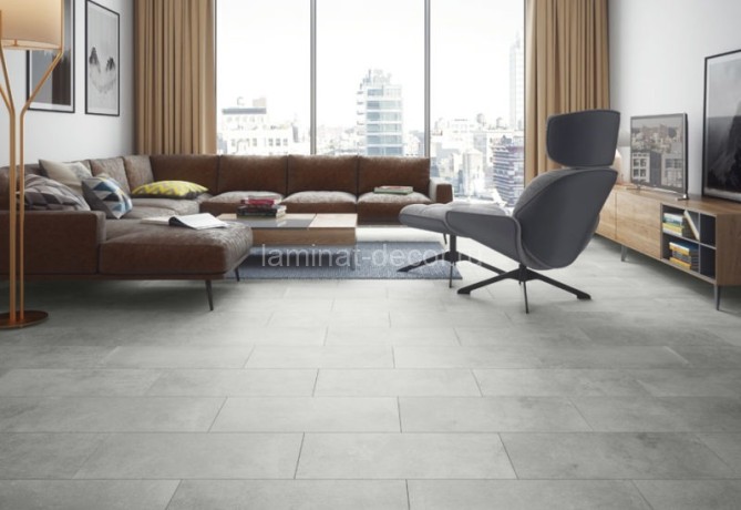 Заказать Водостойкий ламинат Classen Visio Grande Aqua Protect 56017 Гранит Белый AC4/32 класс 4V фаска 604x280х8 мм 2.3676 м2