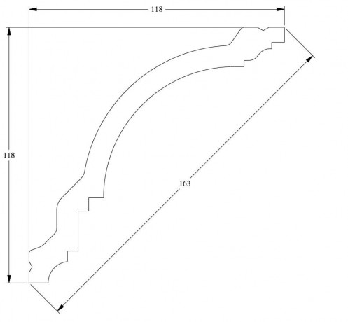 Заказать Потолочный плинтус Orac Decor Duropolymer CX106 2 м 