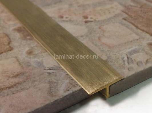 Заказать Латунный Т-профиль 13 ЛПТ-13 браш 2,7 м