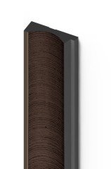 Финишный молдинг для стеновых панелей HiWood LF139A BR354 12х32 мм под дерево 2,7 м