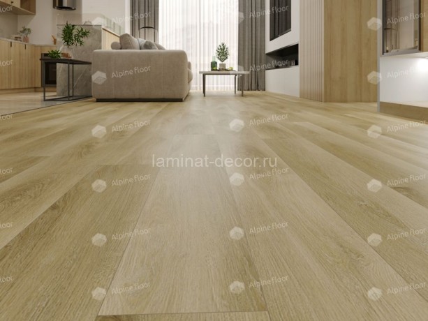 Заказать Каменно-полимерный ламинат SPC Alpine Floor Intense ECO 9-12 Баварский лес замок 4V-Groove фаска 1220х183х6 мм 43 класс упаковка 2.23 м2 18 кг