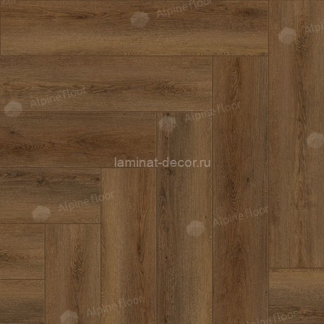 Заказать Каменно-полимерный ламинат SPC Alpine Floor Light Parquet ECO 13-33 Дуб Далим замок 4V-Groove фаска 600х125х4 мм 43 класс упаковка 1.95 м2 16 кг 