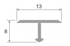 Латунный Т-профиль 13 ЛПТ-13 старая бронза 2,7 м