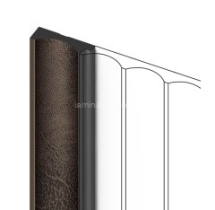 Финишный молдинг для стеновых панелей HiWood LF139A BR405 12х32 мм под дерево 2,7 м