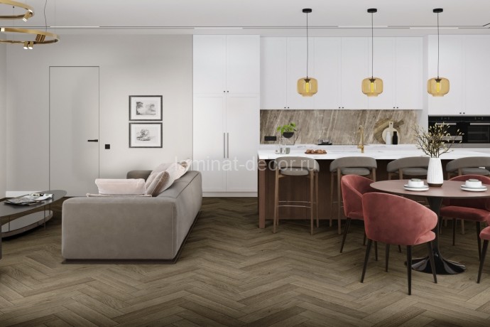 Заказать Кварцвиниловая плитка Damy Floor London LVT Оксфорд 200410EL-12-LVT 590х118х2.5 мм 46 шт-3.2 м2 43 класс 