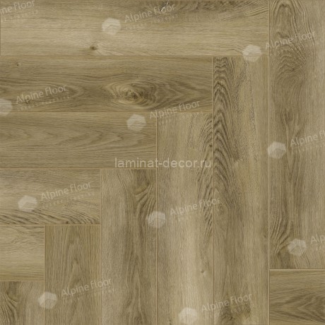 Заказать Каменно-полимерный ламинат SPC Alpine Floor Light Parquet ECO 13-34 Дуб Кастор замок 4V-Groove фаска 600х125х4 мм 43 класс упаковка 1.95 м2 16 кг 