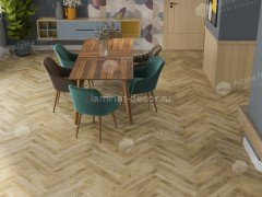 Каменно-полимерный ламинат SPC Alpine Floor Light Parquet ECO 13-34 Дуб Кастор замок 4V-Groove фаска 600х125х4 мм 43 класс упаковка 1.95 м2 16 кг
