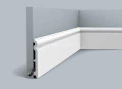 Напольный плинтус с кабель-каналом Orac Decor Duropolymer SX138 2 м