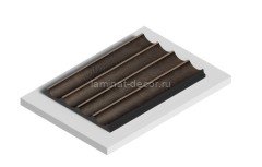 Стеновая панель 120х12 мм Hiwood LV139 BR405 под дерево 2,7м